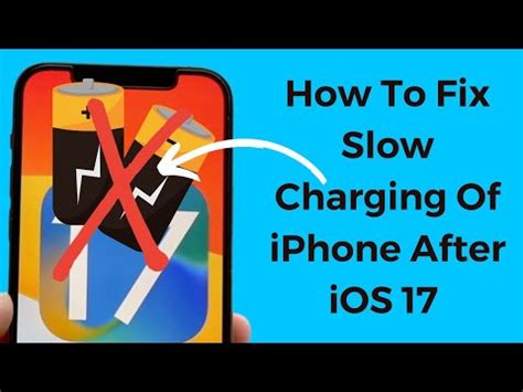 Fixed IPhone Charging Slow Down After IOS 17 Update IPhone Charging