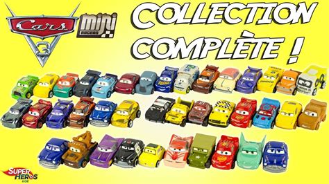 Mini Racers Collection Complète 39 Voitures Disney Cars Wave 1 à 3