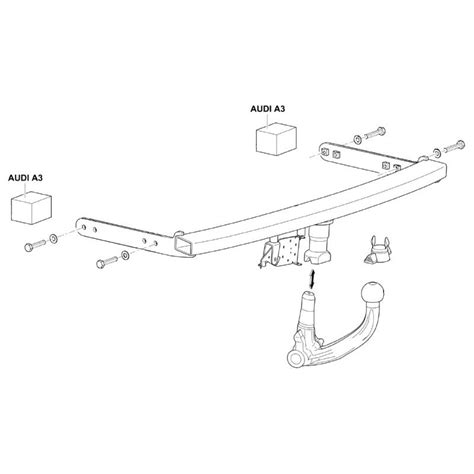 Attelage A3 Sportback 5 Portes 08 04 Siarr Westfalia 305223600001