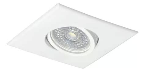 Spot Embutir Pvc Para Dicro Led Gu Cuadrado Blanco Mercadolibre