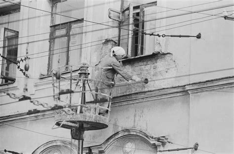 1961. Безымянный корреспондент компании Comet Photo AG в Советском ...