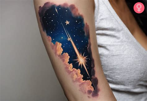 8 Shining Shooting Star Tattoo Ideas To Explore