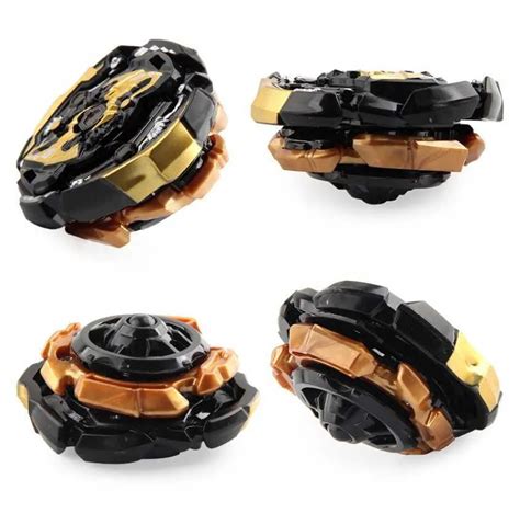 Black B X Toupie Burst Beyblade Spinning Top Gyro Toy With Two Way Pull Ruler Launcher 4d Trial