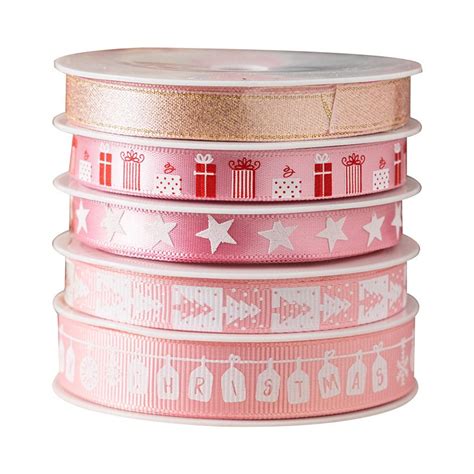 Christmas Ribbon for Gift Wrapping Crafts