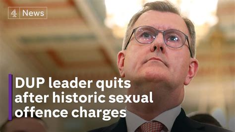 Jeffrey Donaldson Resigns As Dup Leader After Historic Sexual Offence