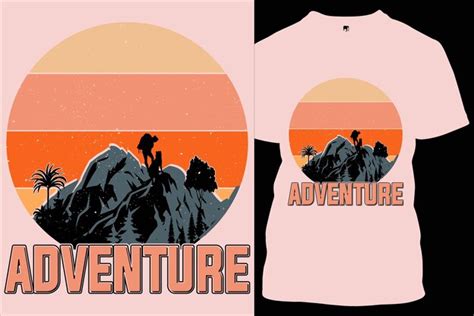 Premium Vector Adventure T Shirt Design Hiking