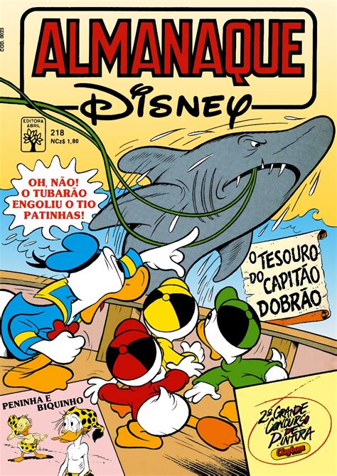 PR GIBIS Almanaque Disney Nº 218 Julho 1989 Ed Abril