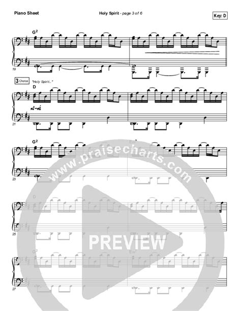 Holy Spirit Sheet Music PDF (Francesca Battistelli) - PraiseCharts