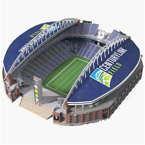 Lumen Field Multi Purpose Stadium 3d Model 229 3ds Blend C4d Fbx