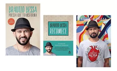 Kit 3 Livros Bráulio Bessa Poesia Que Transforma Parcelamento sem