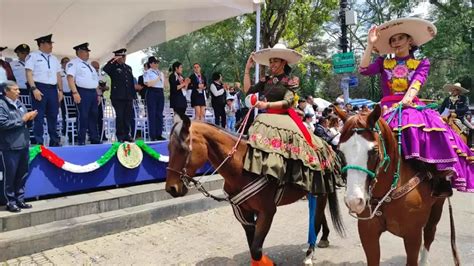 Cuajimalpa realiza desfile cívico por el CCXIII aniversario del inicio