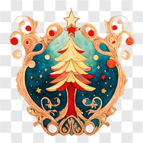 Download Unique And Eye Catching Heart Christmas Tree Ornament Png