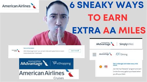 Extra Ways To Earn American Airline Miles Youtube