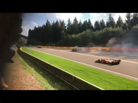 Anthoine Hubert Fatal Crash Formula Spa Francorchamps Youtube