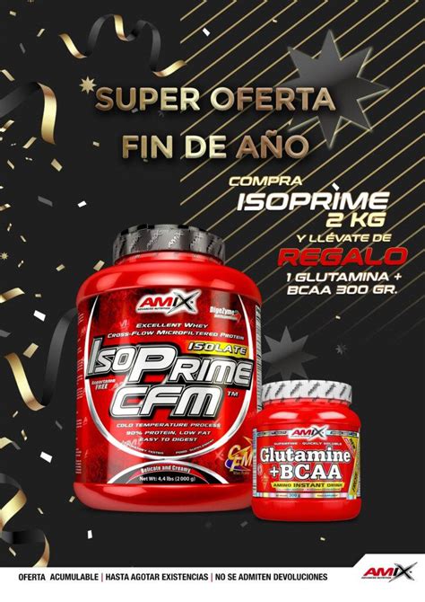 PROMOCION ISOPrime CFM Isolate 2 Kg Bcca Gluta Shaker DEPORTES LUNA