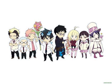 Blue Exorcist Chibis Konekomaru Miwa Izumo Kamiki Chibis Shiemi