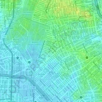 La Loma topographic map, elevation, terrain