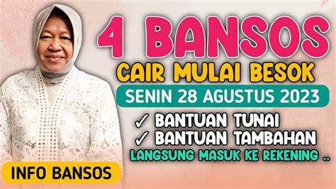 Bantuan Pemerintah Cair Serentak Mulai Besok Senin Agustus