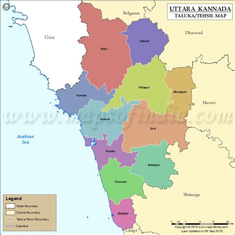 Uttara Kannada Taluk Map - Blythe Starlene