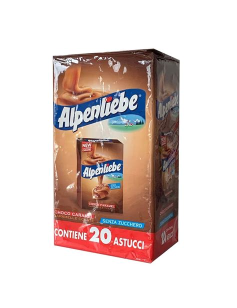 Alpenliebe Caramel Choco Without Sugar 20 Cases X 49 G Alpenliebe