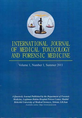 International Journal Of Medical Toxicology And Forensic Medicine