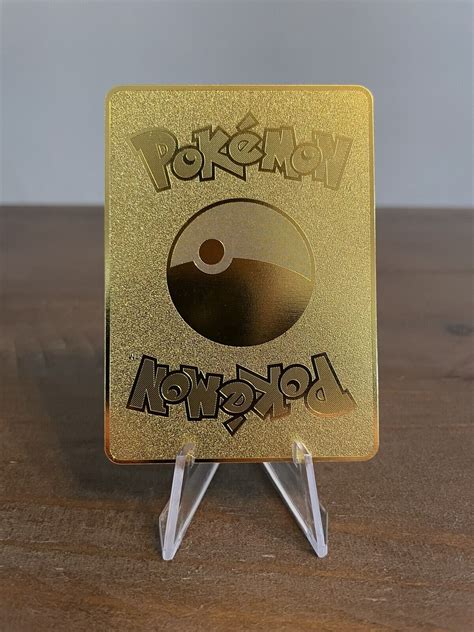 Mavin Gold Pikachu Rainbow VMAX Metal Pokemon Card