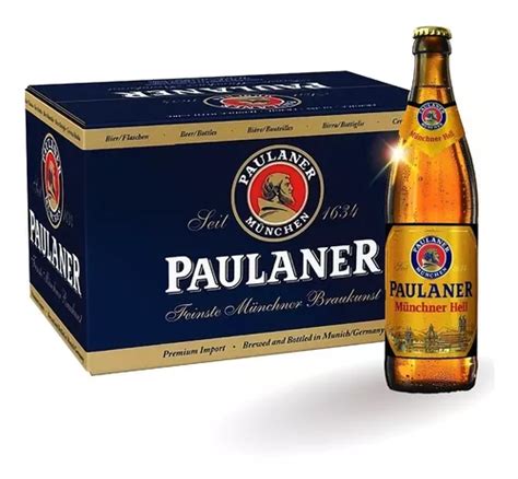 Caja Cerveza Paulaner M Nchner Hell Ml Mercadolibre