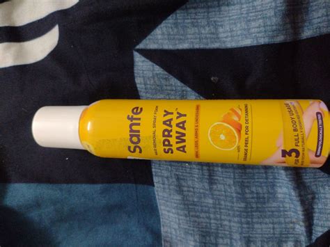 Sanfe Spray Away Hair Removal Spray For Bikini Legs Arms UnderArm Removes Hair In 10