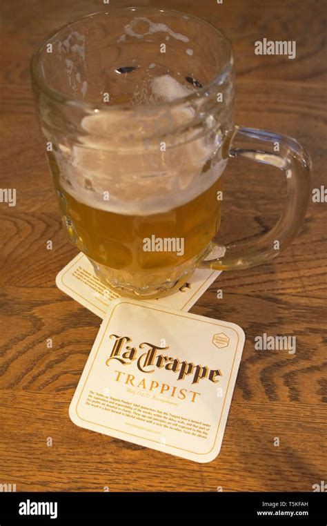 La Trappe Trappist Beer Glass Half Litre De Koningshoeven Brewery