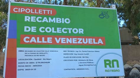 Comenzó el recambio del colector cloacal de calle Venezuela en