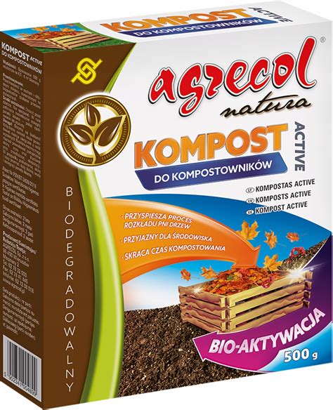 Komposter 0 5KG aktywator PRZYŚPIESZACZ KOMPOSTU B 13384441344 Allegro pl