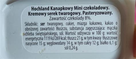 Hochland Kanapkowy Mini Serek Twarogowy Czekoladowy 120 G 4 X 30 G