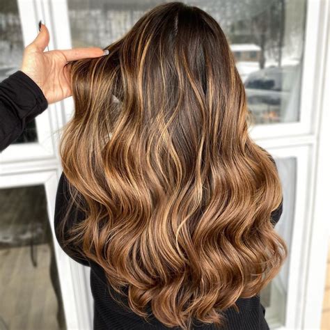 Caramel Dark Brown Hair With Highlights Winkesil