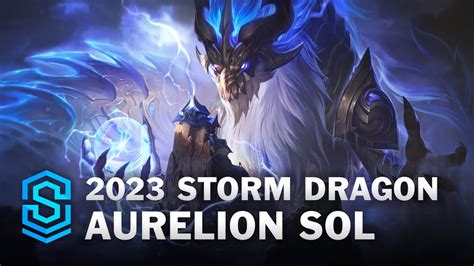 Storm Dragon Aurelion Sol Skin Spotlight League Of Legends Youtube