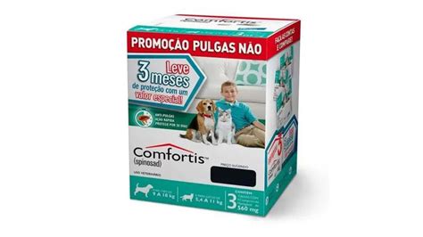 Combo Antipulgas Comfortis Cães e Gatos 560mg 3 Comprimidos Elanco