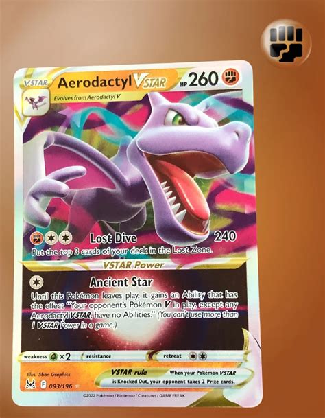 Aerodactyl Vstar Lost Origin Tcg Coleccionistas