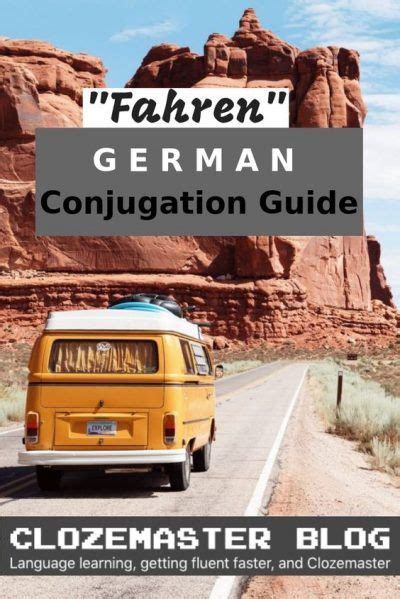 All About The Conjugation Of The German Verb Fahren” German Language