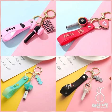 GANTUNGAN BS Keychain BTS Army BT21 KPOP Twice Blackpink EXO GOT7