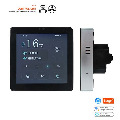 24VAC HVAC WiFi Alexa TFT Touchscreen Thermostat China Smart