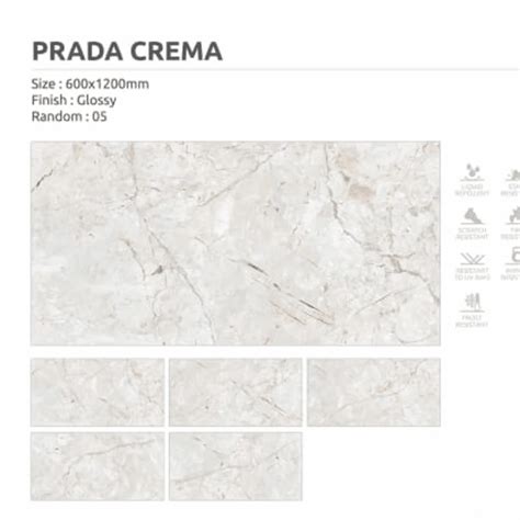 Glossy Stone Prada Crema Floor Tiles Size 600 X 1200 At Rs 700 Box