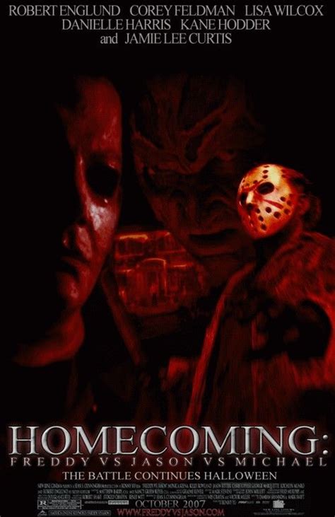 Homecoming: Freddy Vs Jason Vs Michael(Fan made poster) | Horror movie ...