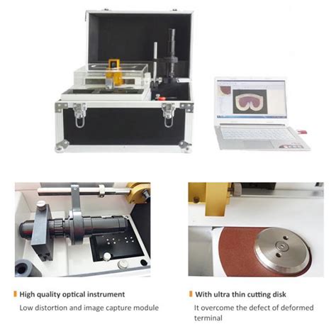 Portable Terminal Cross Section Analyzer Crimp Cross Section Analysis