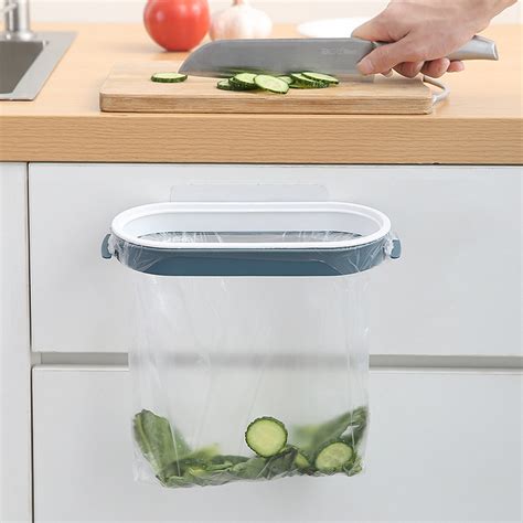 Hanging Trash Garbage Bag Holder Adhesive Garbage Bag Holder Rack