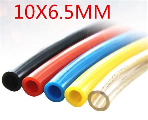 Pneumatic Air Hose PU Tube OD 10MM ID 6 5MM Plastic Flexible Pipe PU 10