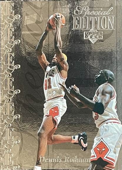 Upper Deck Special Edition Dennis Rodman Jordan Shadow Card