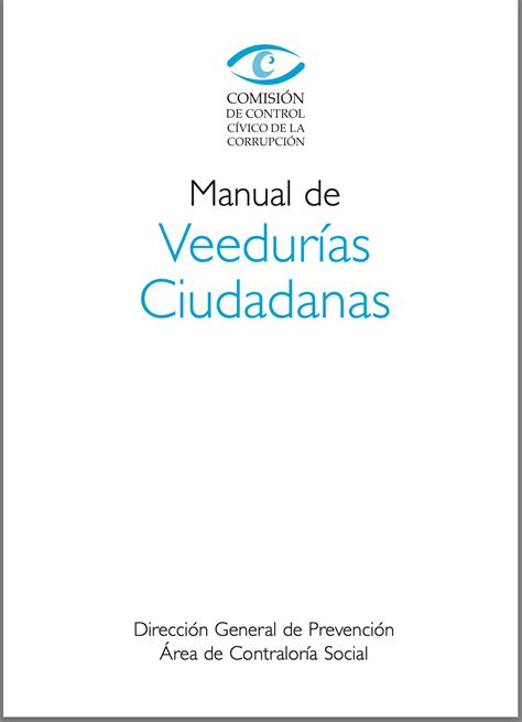 Manual de Veedurías Ciudadanas Roxana Silva Ch