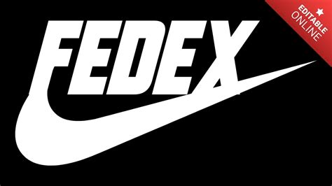 FedEx Fuente Nike Generador De Efectos De Texto