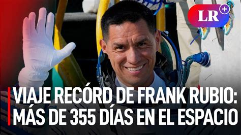 Frank Rubio el ASTRONAUTA de origen salvadoreño que BATIÓ un RÉCORD en