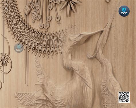 Wood Wall Art Spirit Stl Model Cnc Router Carving Artcam File Wall Sculpture Wood Carving