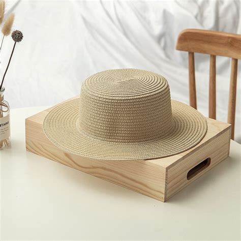 Sun Proof Wholesale Paper Straw Designed Summer Fashion Wide Brim